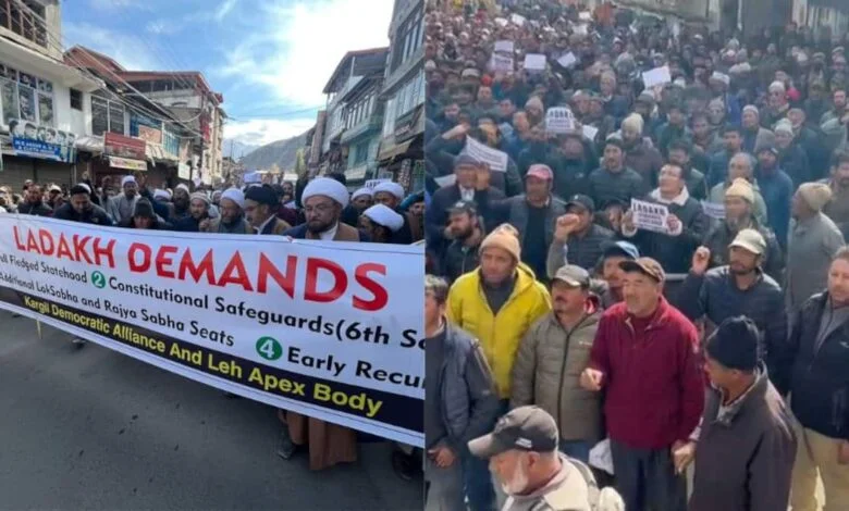 Ladakh Protest: नेपाल के बाद लेह में हिंसा; प्रदर्शनकारियों ने BJP दफ्तर फूंका, पूर्ण राज्य का दर्जा देने की मांग…