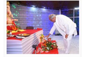 CG News: मुख्यमंत्री निवास में विराजे भगवान श्री गणेश