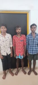 14 किलो तांबा तार के साथ 3 आरोपी गिरफ्तार, #घरघोड़ा पुलिस ने भेजा रिमांड