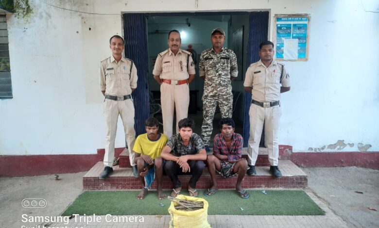 Raigarh News: क्षेत्र के 3 और तांबा तार चोरों को घरघोड़ा पुलिस गिरफ्तार कर भेजी रिमांड पर