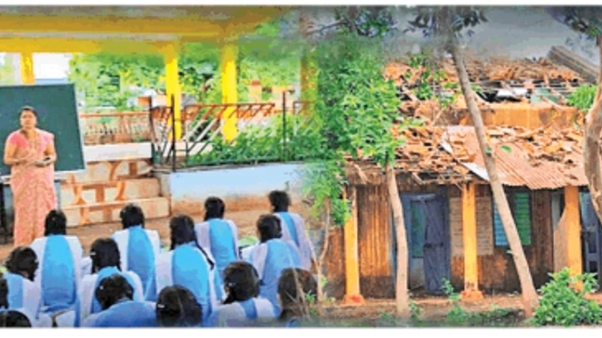 Hasda School:बच्चों की जान को खतरा हसदा का स्कूल दिया तले अंधेरा की मिसाल नए भवन प्रस्ताव को नहीं मिली मंजूरी
