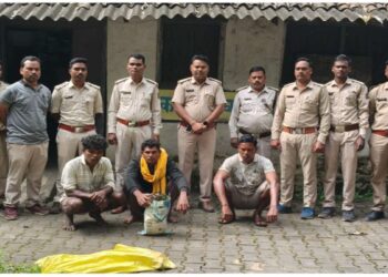 वन विभाग की तत्परता से पकड़े गए तीन आरोपी