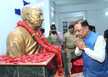 अपनी कर्मठता और दृढ़ इच्छाशक्ति से लौहपुरुष बने सरदार पटेल : मुख्यमंत्री श्री विष्णु देव साय