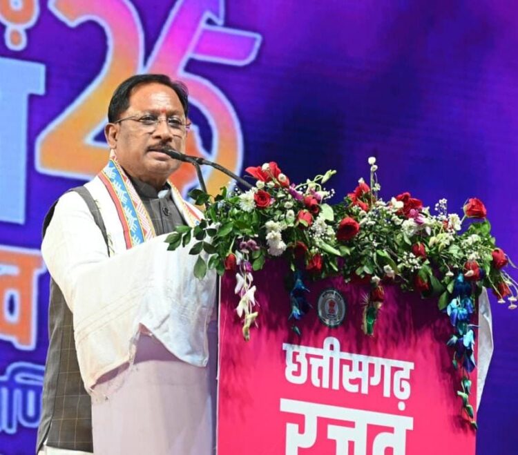 छत्तीसगढ़ ने 25 वर्षों में लिखी है विकास की नई गाथा – मुख्यमंत्री श्री विष्णु देव साय