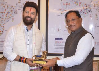 मुख्यमंत्री श्री विष्णुदेव साय की केंद्रीय मंत्री श्री चिराग पासवान के साथ अहम मुलाकात, राज्य में खाद्य प्रसंस्करण को मिलेगी नई दिशा