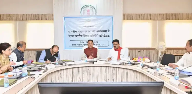CM विष्णु देव साय की अध्यक्षता में राज्य स्तरीय दिशा समिति की बैठक पुन