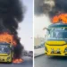 Fire In AC Bus: स्लीपर बस बनीं आग का गोला, जान बचाने को चलती बस से कूदे यात्री..
