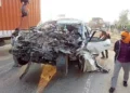 Gwalior-Jhansi Highway Accident: भीषण सड़क हादसा, तेज रफ्तार कार ट्रैक्टर-ट्रॉली में घुसी, पांच लोगों की दर्दनाक मौत