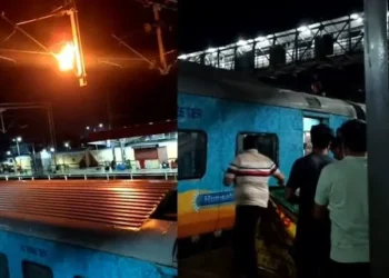 Marwar Junction: बड़ा हादसा टला; एसी कोच के ऊपर बिजली लाइन में लगी आग, रेलवे स्टेशन पर मची अफरा-तफरी…