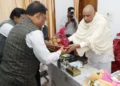 Raigarh News: मुख्यमंत्री विष्णुदेव साय ने ग्राम बनोरा स्थित अघोर गुरुपीठ में गुरु दर्शन कर लिया आशीर्वाद