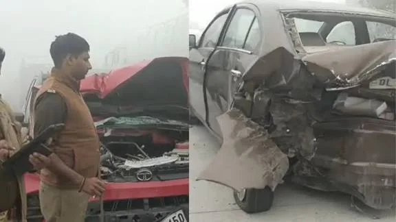UP News: एक्सप्रेसवे पर बड़ा हादसा, एक के बाद एक आपस में टकराईं 15 से ज्यादा गाड़ियां, कई लोग घायल