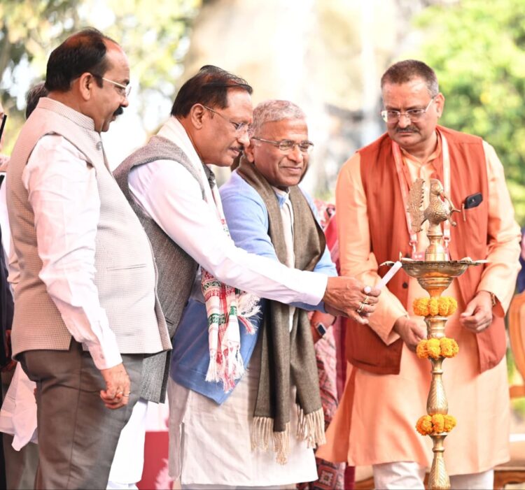 गणतंत्र के अमृतकाल में साहित्य उत्सव का आयोजन हमारी समृद्ध सांस्कृतिक चेतना का प्रतीक: मुख्यमंत्री श्री विष्णु देव साय