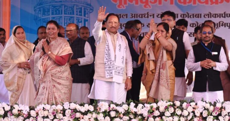 छत्तीसगढ़ तेजी से बढ़़ रहा हैं समृद्धि कीओर: मुख्यमंत्री श्री विष्णु देव साय
