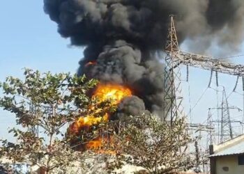 Chhatisgarh news: छत्तीसगढ़ के बिलासपुर जिले में हुआ बड़ा हादसा।विद्युत सब स्टेशन में लगा भीषण आग