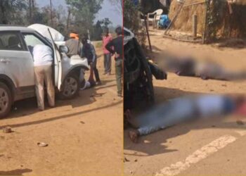 मध्य प्रदेश में हुआ बड़ा सड़क हादसा। तेज रफ्तार कार  और बाइक में हुआ टकर दो लोगों की दर्दनाक मौत