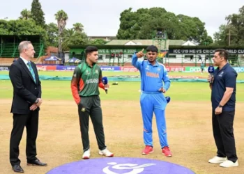 ICC अंडर-19 वर्ल्ड कप मुकाबले में भारत और बांग्लादेश के बीच एक ऐसा नजारा देखने को मिला.