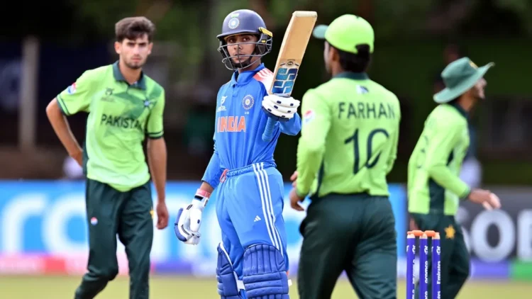 U19 World Cup: भारत ने पाकिस्तान को 58 रनों से हराकर सेमीफाइनल में की जगह पक्की।
