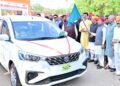 मुख्यमंत्री श्री साय ने 4 शासकीय वाहनों को दिखाई हरी झंडी:राजस्व विभाग को मिले नए वाहन, प्रशासनिक कार्यों में आएगी तेजी और सहूलियत