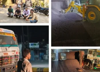 Raigarh News : प्रतिबंधित क्षेत्र में प्रवेश करने वाले भारी वाहन पर रायगढ़ पुलिस की सख्ती, चार भारी वाहनों पर कार्रवाई