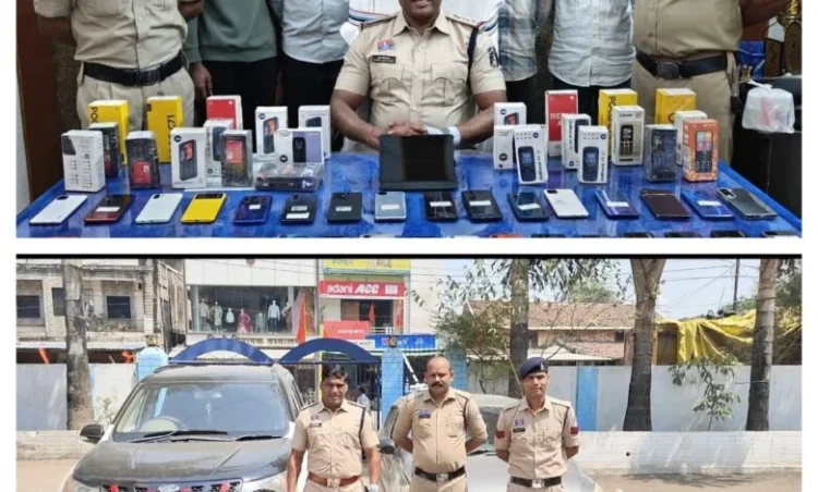 Raigarh News : मोबाइल दुकान चोरी से लेकर बैंक लूट की साजिश तक का बड़ा खुलासा — रायगढ़ पुलिस ने हाथ आये शातिर संगठित गिरोह के 6 आरोपी, लाखों की संपत्ति बरामद