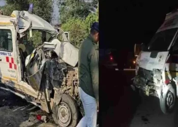 Accident News: मरीज को ले जा रही एम्बुलेंस और ट्रक की टक्कर के बाद मची चीख पुकार, 7 लोगों की दर्दनाक मौत