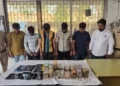रायपुर में गोंदवारा ओवरब्रिज के नीचे चल रहा था ‘सट्टा दरबार’, हिस्ट्रीशीटर मंजीत सिंह समेत 6 गिरफ्तार