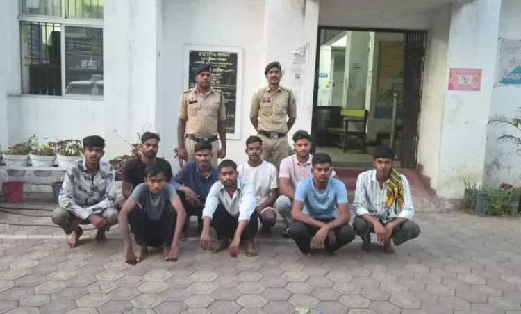 Raigarh News : “मैरिन ड्राइव मारपीट में पुलिस की कड़ी कार्रवाई” — कोतवाली पुलिस ने 9 आरोपी और 3 नाबालिगों को दबोचा