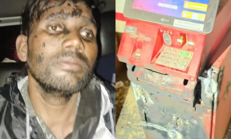 Raigarh News:पूंजीपथरा पुलिस की मुस्तैदी से एटीएम चोरी की बड़ी वारदात नाकाम — गैस कटर के साथ आरोपी रंगे हाथ गिरफ्तार