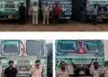 Raigarh News : “ऑपरेशन_प्रहार” के तहत रायगढ़ पुलिस की बड़ी कार्रवाई— 5 वाहनों से 21 लाख रुपये का अवैध कबाड़ जब्त