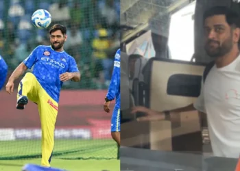 CSK के साथ हैदराबाद के लिए रवाना हुए MS Dhoni, क्या खेलेंगे SRH के खिलाफ मुकाबला?