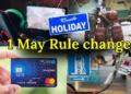 1 May Rule Change: 1 मई से LPG से लेकर क्रेडिट कार्ड तक देशभर में होंगे 6 बड़े बदलाव!… जानिए आपकी जेब पर कितना पड़ेगा असर