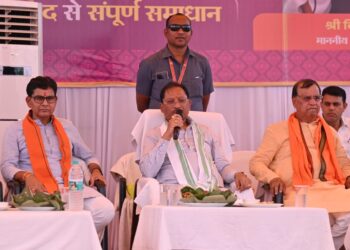 करहीबाजार समाधान शिविर में मुख्यमंत्री ने दी विकास कार्यों की सौगात