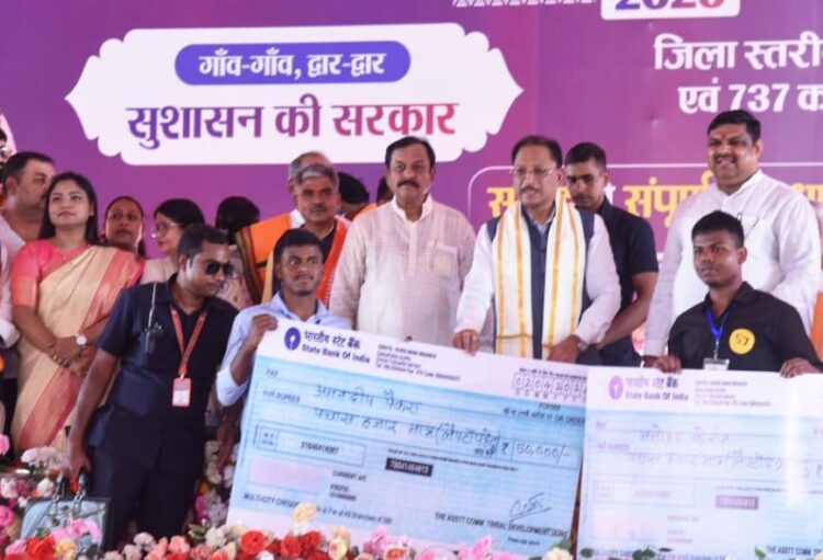 मुख्यमंत्री श्री विष्णु देव साय ने दुर्ग जिले को दी 739 करोड़ 38 लाख रुपए के विकास कार्यों की सौगात