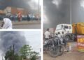 Breaking News:*छातामुड़ा बाईपास में कबाड़ दुकान में भीषण आग, इलाके में मची अफरा-तफरी*