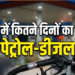 भारत में कितने दिनों का पेट्रोल-डीजल बाकी, कोटा लागू करने पर क्या है सरकार का प्लान