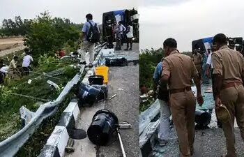Unnao accident news: एक्सप्रेसवे पर दर्दनाक हादसा, डबल डेकर बस पलट ने से 6 की मौत… 19 घायल