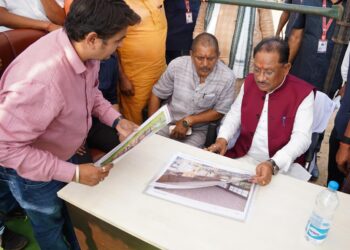 मुख्यमंत्री श्री विष्णुदेव साय ने सलियाटोली में निर्माणाधीन नालंदा परिसर का किया निरीक्षण