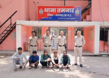 Raigarh News : आमाघाट रोड पर ट्रक चालकों से लूटपाट करने वाले गिरोह का पर्दाफाश, 5 आरोपी गिरफ्तार