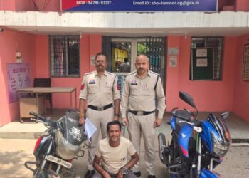Raigarh News : तमनार में 2 लाख रुपये की उठाईगिरी में रायगढ़ पुलिस को मिली बड़ी सफलता, पुलिस टीम ने शातिर आरोपी को जशपुर से किया गिरफ्तार