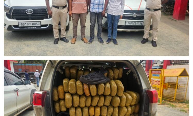 Raigarh News: “ऑपरेशन आघात” में रायगढ़ पुलिस को मिली बड़ी सफलता, 300 किलो गांजा के साथ 3 गांजा तस्कर गिरफ्तार