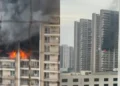 Noida IVY County Society Fire: 12वें फ्लोर में लगी भीषण आग; रेस्क्यू ऑपरेशन जारी, आग बुझाने में जुटी फायर ब्रिगेड