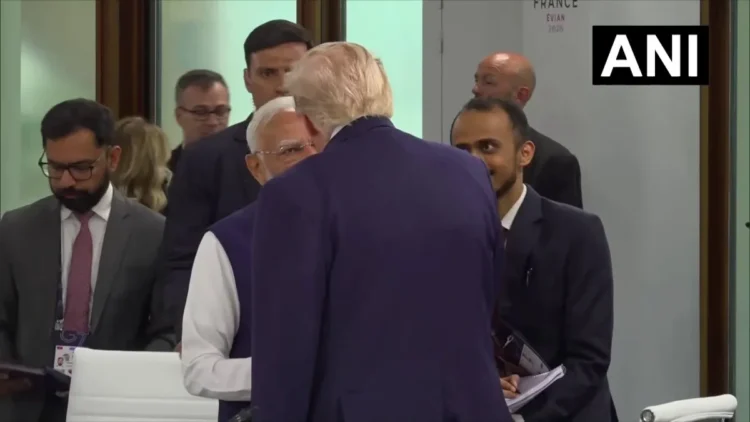 फ्रांस में पीएम मोदी से मिले डोनाल्ड ट्रंप, G-7 की बैठक के दौरान हुई मुलाकात, देखें Video