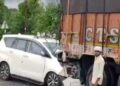 CG news: छत्तीसगढ़ बीजेपी प्रदेश अध्यक्ष किरण देव का एक्सीडेंट, हाईवे पर ट्रक से टकराई इनाेवा कार