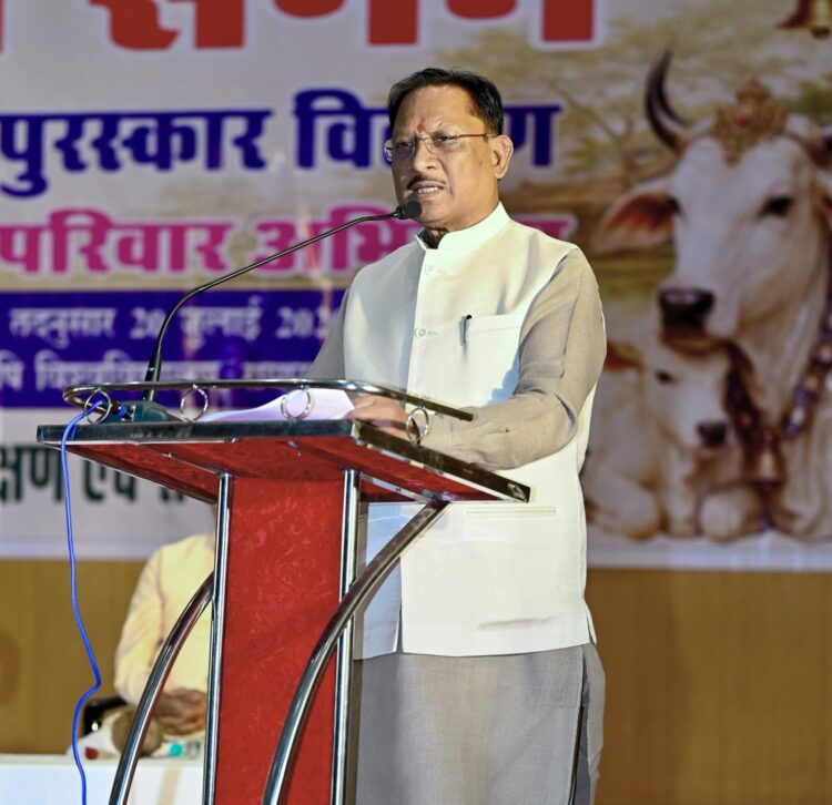 गौ संरक्षण जनभागीदारी से ही बनेगा जनआंदोलन : मुख्यमंत्री श्री विष्णु देव साय*