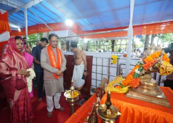 मुख्यमंत्री श्री विष्णुदेव साय ने भोरमदेव धाम में की पूजा-अर्चना, प्रदेश की सुख-समृद्धि के लिए की मंगलकामना*