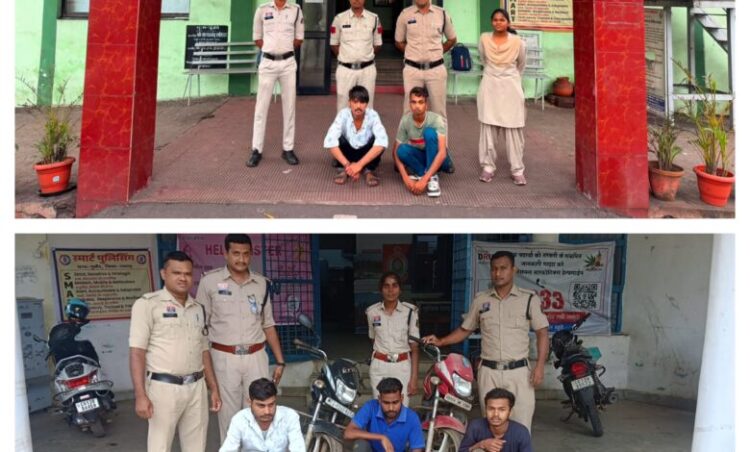 Raigarh News : ऑपरेशन अंकुश के तहत जुए के खिलाफ लगातार कार्रवाई, थाना पुसौर और पूंजीपथरा में 5 जुआरी गिरफ्तार