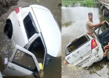 Rajgarh Car Accident: बड़ा हादसा: अनियंत्रित होकर तालाब में गिरी कार, 5 लोगों की दर्दनाक मौत