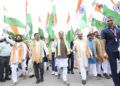 मुख्यमंत्री श्री विष्णु देव साय ने हाथ में तिरंगा थामकर किया भव्य तिरंगा यात्रा का नेतृत्व*