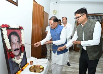 *स्व. दिलीप सिंह जूदेव की पुण्यतिथि पर वित्त मंत्री श्री ओपी चौधरी ने किया श्रद्धापूर्वक नमन*