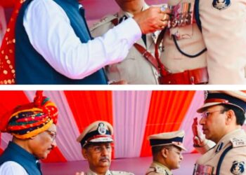 Raigarh News : राष्ट्रपति पुलिस पदक से सम्मानित हुए एसएसपी शशि मोहन सिंह, मुख्यमंत्री विष्णुदेव साय ने किया सम्मानित